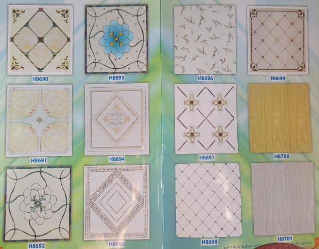 Mẫu trần nhựa luôn đa dạng